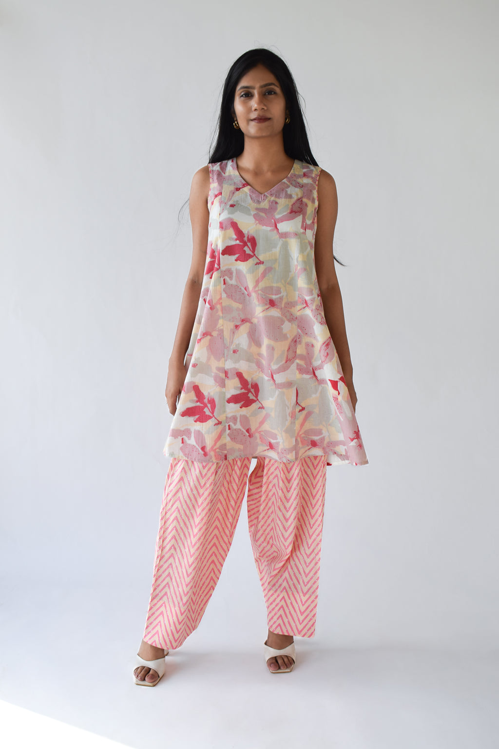 Blush Drift Abstract Co-Ord Set