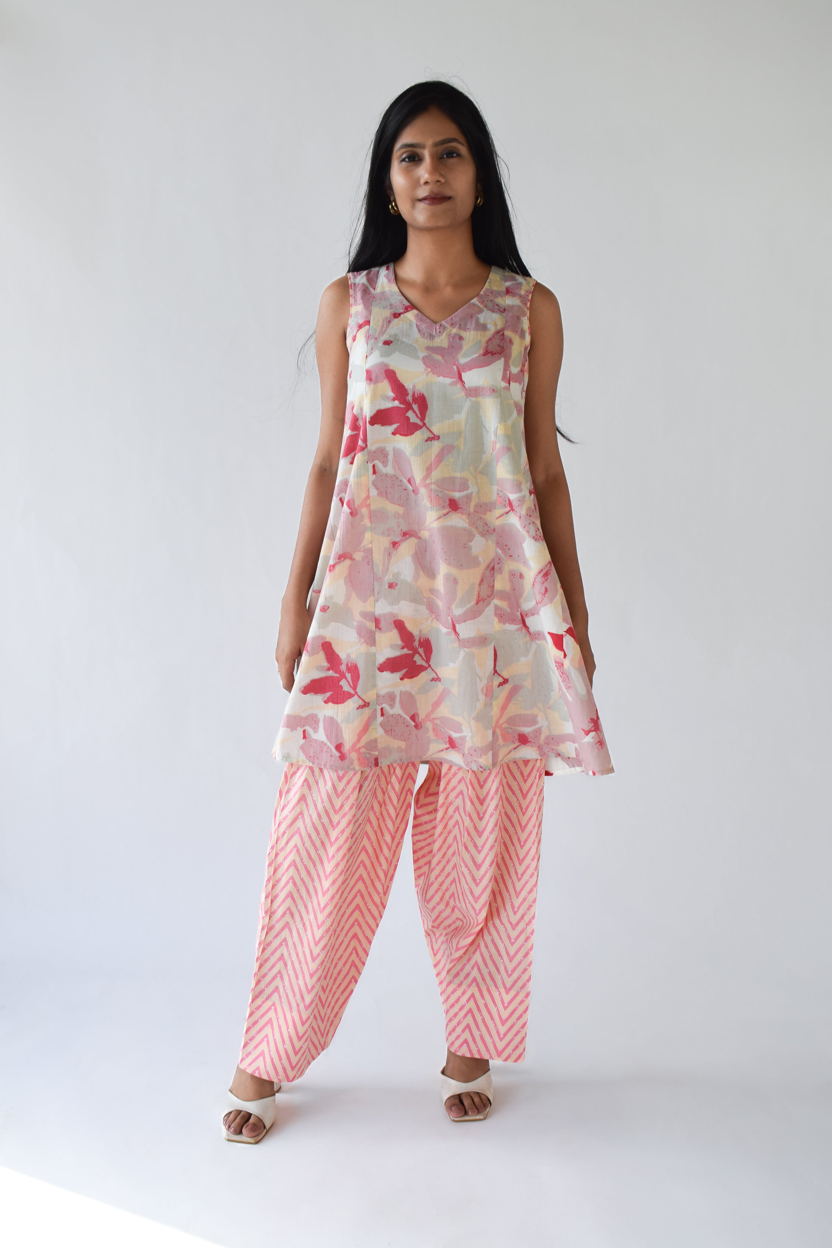 Blush Drift Abstract Co-Ord Set