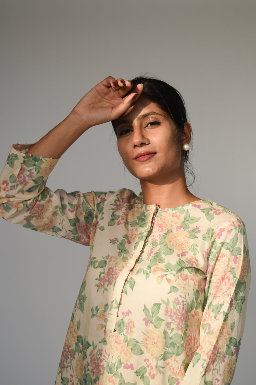 Ivory Sage Blossom Co-Ord Set