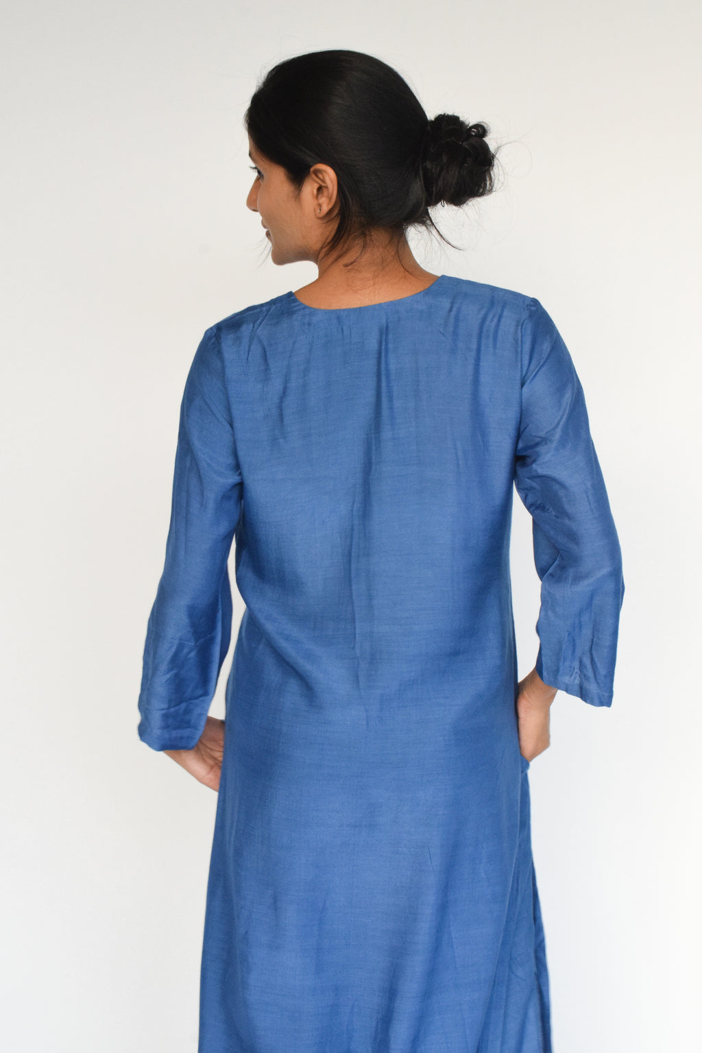 Butterfly Handblock Print Kurta Set